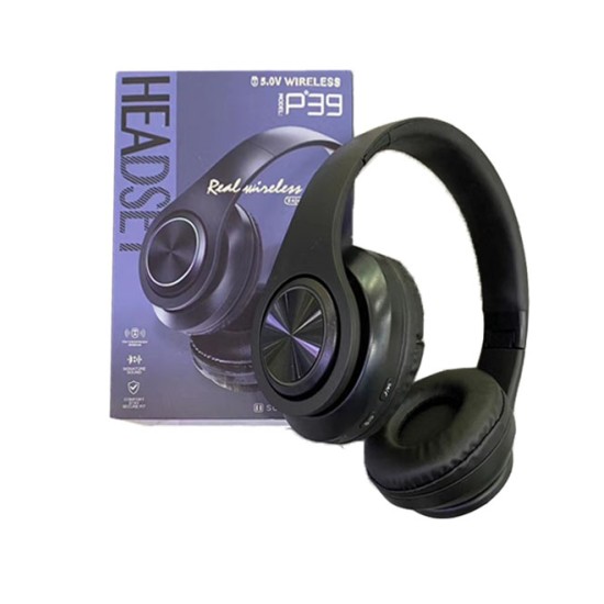 AURICULAR BLUETOOTH INALÁMBRICO P39 PRETO